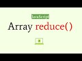 JavaScript array reduce Method || JavaScript tutorial for beginners
