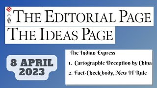 8th April 2023 | Gargi Classes The Indian Express Editorials & Idea Analysis | By R.K. Lata