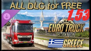 Euro Truck Simulator 2 - ALL DLC FREE (v1.53.3.14) | 100% Working | GREECE DLC ✅Volvo FH Series 6 ✅