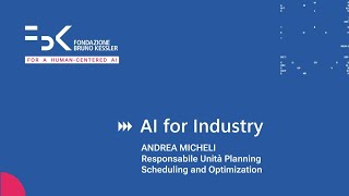 FBK for a Human-Centered AI | AI for Industry