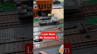 Lego 9 Volt track test to Power Functions