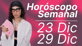 🔮✨HORÓSCOPO SEMANAL: DEL 23 AL 29 DE DICIEMBRE✨🔮 SIGNO POR SIGNO