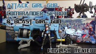 Video Review for Attack Girl Gun Commander Setbox \u0026 Blast Girl Gun