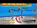 🔴Cara Membuat Badik Gecong Yang Seimbang Antara Gagang Bila Dan Warangka...!!!