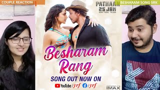 Couple Reaction on Besharam Rang Song | Pathaan | Shah Rukh Khan, Deepika Padukone | Shilpa