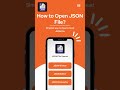 JSON File Converter | JSON File Generator | JSON File | How to Open JSON File #shortsvideo #json