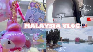 Malaysia vlog 🇲🇾 : Samperin suami ke Malaysia, Sunway pyramid shopping mall, pindah ke malaysia?