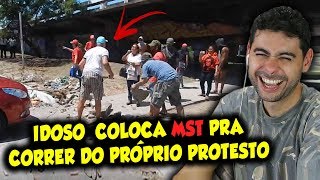 IDOSO coloca MST pra correr do próprio protesto