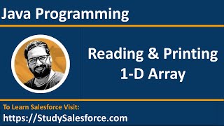 15 Java Program | 1-D Array Read and Print in Java | by Sanjay Gupta
