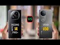 Redmi Note 14 Pro Plus vs Vivo V50