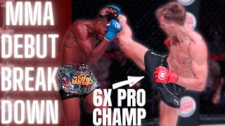 Kickboxing Champ Breaks Down MMA Debut!