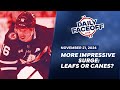 More Impressive Surge: Leafs or Canes? | Daily Faceoff LIVE November 21st