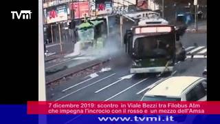 Milano: incidente mortale bus viale Bezzi