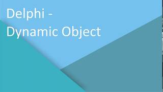 Delphi - Dynamic Object with event handler
