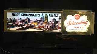 Lot 208 - Schoenling Lager Beer Lighted Counter Sign