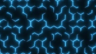 Abstract Hexagonal Glow Background Stock Motion Graphics