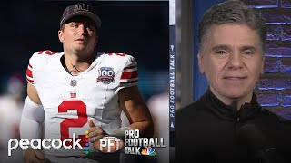 New York Giants’ Drew Lock addresses Tommy DeVito leapfrogging him | Pro Football Talk | NFL on NBC