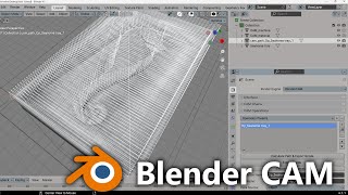 Blender CAM Tutorial | Import STL & Generate G-Code for CNC Mesh Milling