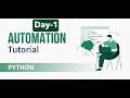 Python Automation Day-1 | Complete Setup + PyAutoGUI + Mini Automation Project