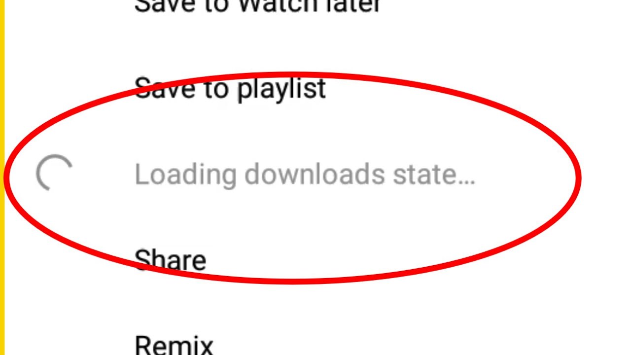 Fix Youtube Loading Downloads State Problem Solve Youtube Fix Youtube Loading Downloads State Problem Solve Youtube