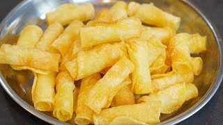 How to make Crispy French Fries ! Crispy Delicious  ! Potato Roll Chips ! Potato Recipes
