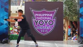Philippine National YoYo Contest 2015   4A Finals  Sean Perez
