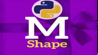 #13 Using Python Program Printing Patterns For Beginners By B.Mandal | M Shape