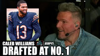 Caleb Williams drafted at No. 1 by the Bears, Pat McAfee reacts | Pat McAfee Draft Spectacular