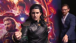 Avengers: Infinity War | Tom Hiddleston Surprises Fans Dressed As Loki | Marvel Arabia
