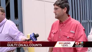 Jack Strain found guilty on 8 charges in sex crime trial