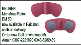 Beurer Menstrual Relax EM 50  | Product Review and Unboxing  | Karachi Pakistan