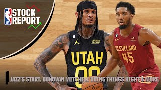 Jazz lead the West, Donovan Mitchell's hot start in Cleveland & more | Stock Report w/ Tim Bontemps