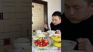 这老公太自私，我要好好教训一下 #funny #美食挑战 #food