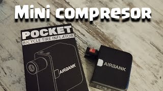 Review Minicompresor POCKET AIRBANK, ¿mas pequeño que el CYCPLUS CUBE?