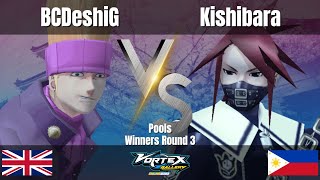 BCDeshiG (Edge) vs Kishibara (Zaki) - Vortex Gallery Online 2023 Project Justice Winners Round 3