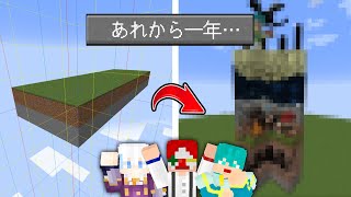 初心者とプロが1年間、建築をし続けた結果…【マイクラ・マインクラフト】