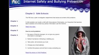 Internet Safety Lesson 9 Avoiding Online Predators