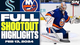 Seattle Kraken at New York Islanders | FULL Shootout Highlights - February 13, 2024