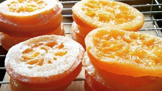 உலர்ந்த இனிப்பு ஆரஞ்ச் வீட்டிலேயே சுலபமாக செய்யலாம் | Candied Dried Orange Slices