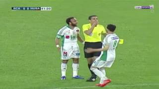 شاهد لحظة انفعال عصام الراقي  واحتجاجه الشديد على الحكم raja1-0 husa 03-03-2017