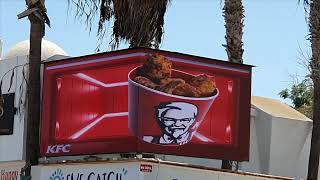 KFC Cyprus 3D Anamorphic Example Protaras Strip 3D TV by Virtual Cyprus