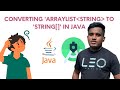 Converting ArrayList of String to a simple 'String[]' array in Java Programming