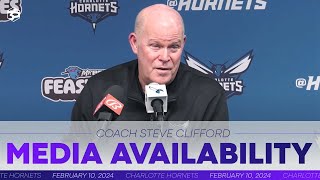 Hornets vs Grizzlies: Coach Clifford Postgame Media Availability | 2/10/2024