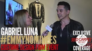 Gabriel Luna #Ghostrider #AgentsofSHIELD ‏interview at Art of Television Costume Design Exhibit