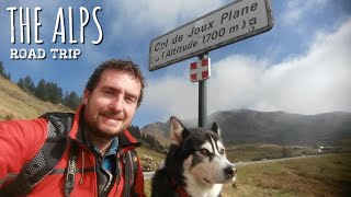 Man and Malamute Sherpa, road trip to the Alps, Living the Van Life