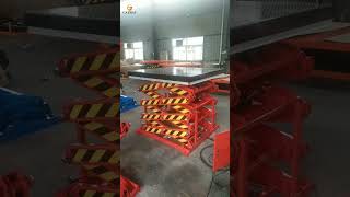 Cathaylift Customized hydraulic stationary scissor lift table -Shandong Cathay Machinery Co, Ltd