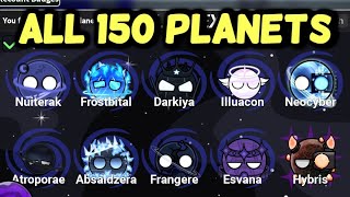 FIND THE PLANETS How to Get ALL 150 PLANETS Roblox