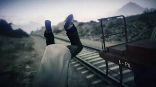 Grand Theft Auto V gameplay playstation 4 pro gta 5 wasted by train knocked out by train