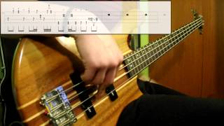 Daft Punk - Around The World (Bass Cover) (Play Along Tabs In Video)