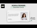 Stacked Card Animation with GSAP ScrollTrigger #gsap